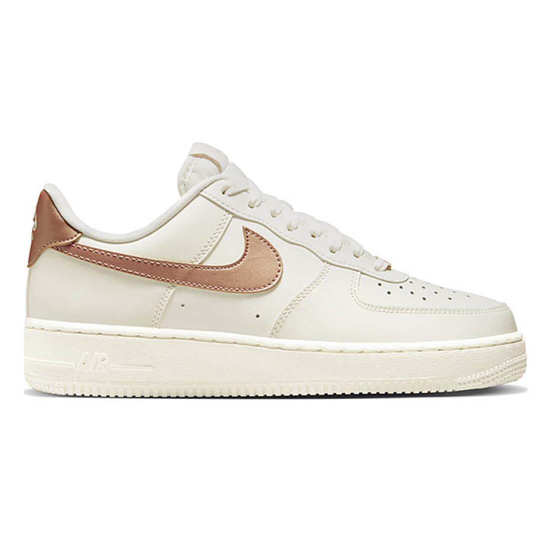 White nike store rose gold swoosh