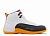 Оригинальные  AIR JORDAN 12 RETRO '25 YEARS IN CHINA' DR8887-100 в расцветке White/Black/Taxi/Varsity Red
