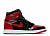 Оригинальные   Air Jordan AIR JORDAN 1 RETRO HIGH OG 555088-063 в расцветке PATENT BRED