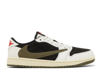 Travis Scott X WMNS Air Jordan 1 Retro Low OLIVE