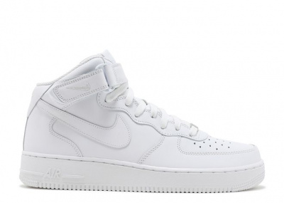 NIKE AIR FORCE 1 MID '07 'TRIPLE WHITE' TRIPLE WHITE