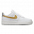 Оригинальные Кроссовки Nike Air Force 1 Low '07 DD8959-106 в расцветке White Metallic Gold