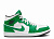 Оригинальные  AIR JORDAN 1 MID 'LUCKY GREEN' DQ8426-301 в расцветке LUCKY GREEN