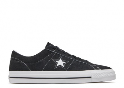 CONVERSE ONE STAR PRO  BLACK WHITE